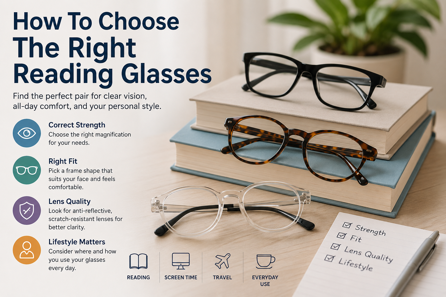 How To Choose The Right Reading Glasses