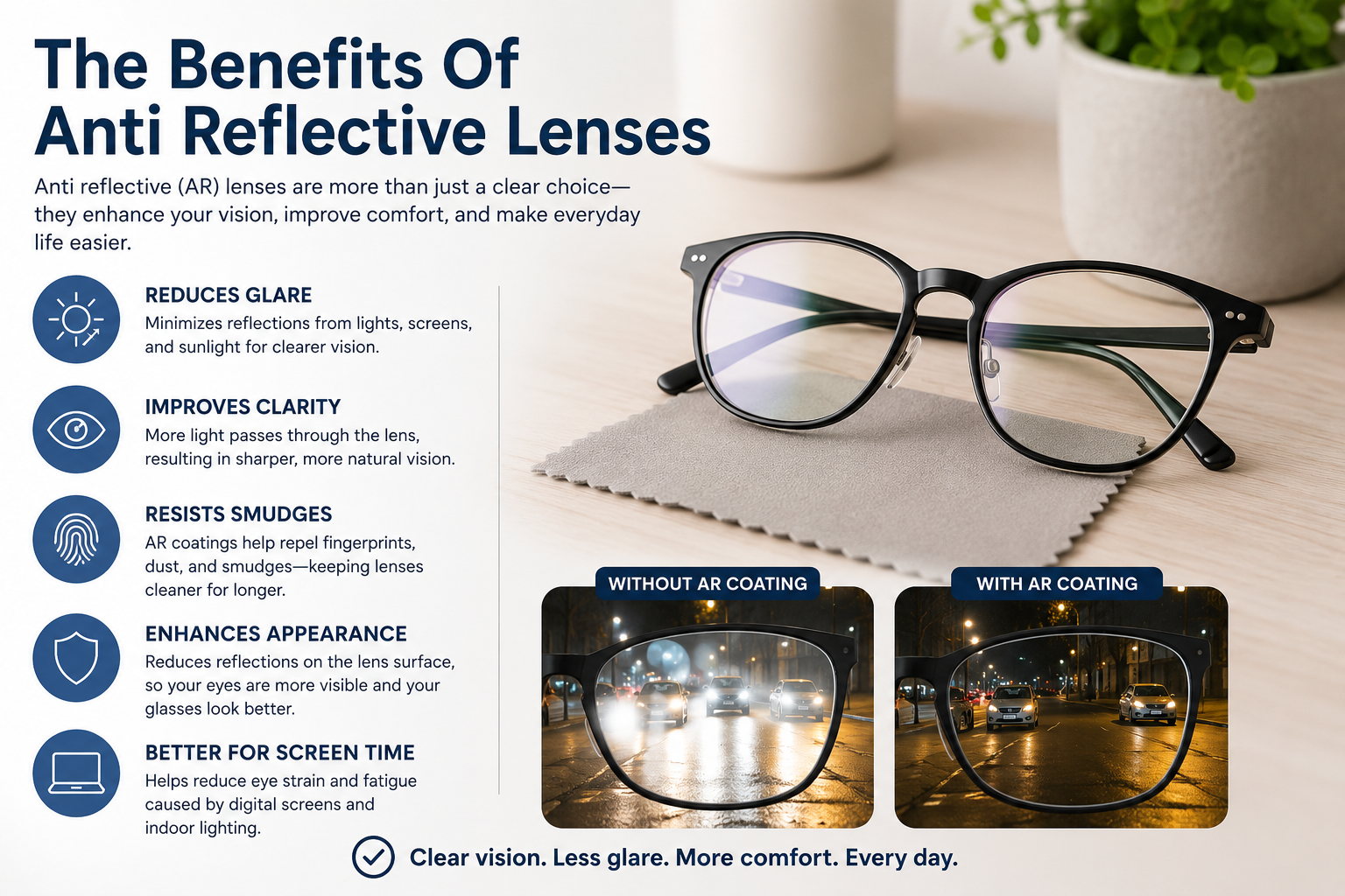 The Benefits Of Anti Reflective Lenses